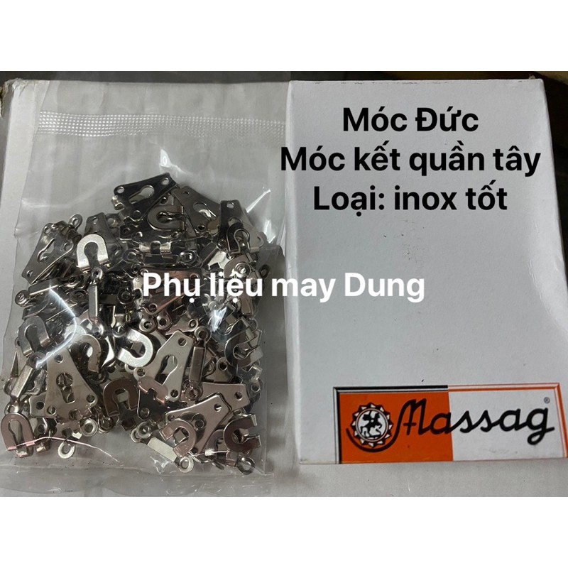 Móc kết quần tây của Đức loại 1-1 hộp:60 cái