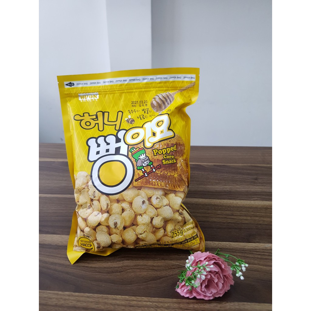 Bỏng ngô Mật Ong, phô mai Hàn Quốc 255g