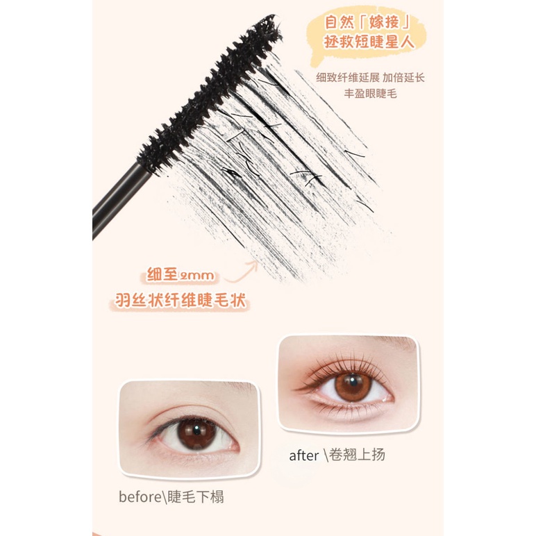 Mascara NOVO Chống Thấm Nước Không Nhòe Chuốt Cong Và Tơi Mi