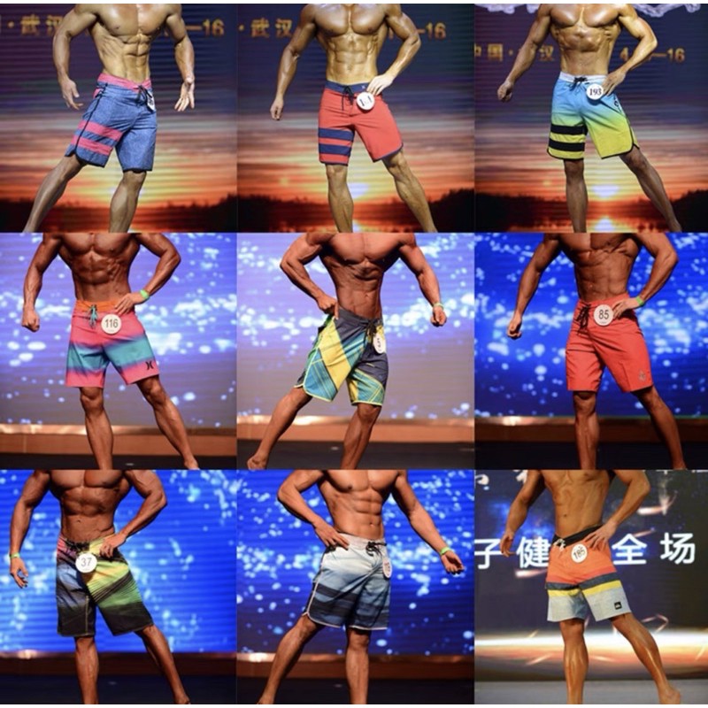 Quần thi đấu thể hình Men’s physique - Hiệu Hurley | Quần đi biển Nam