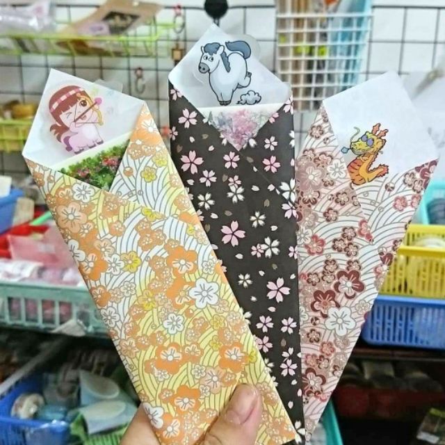 Combo băng dính trang trí washi tape và sticker xinh xinh
