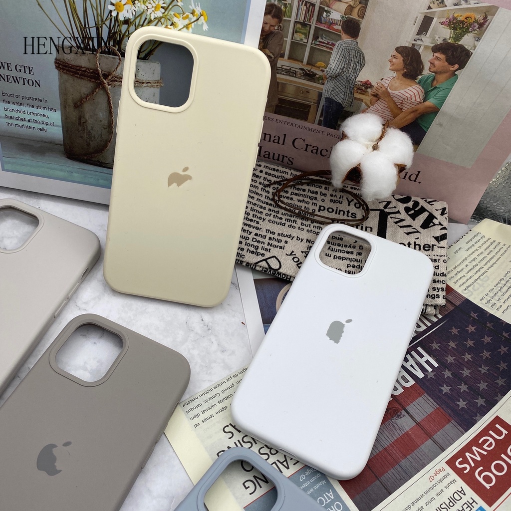 Ốp điện thoại silicon màu trơn cho iPhone7 8 7p 8p x xs xr xsmax 11 11promax 12 12promax 13 13PRO MAX | BigBuy360 - bigbuy360.vn