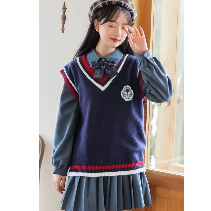Gile Len Nữ Hàn Ulzzang, Áo Len Gile Nữ Màu Sắc Vintage Form Rộng FreeSize Siêu Xinh | BigBuy360 - bigbuy360.vn
