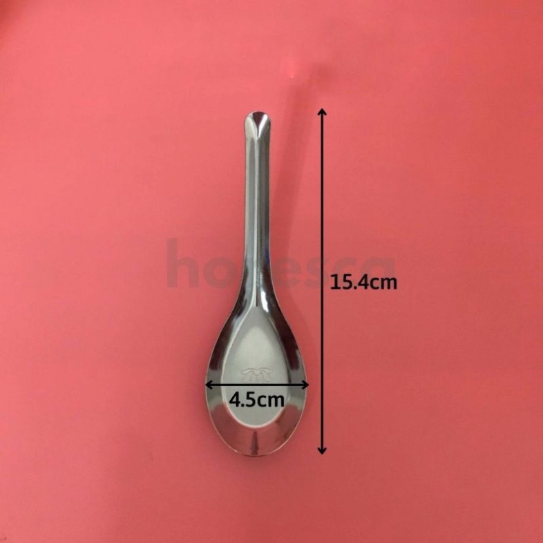 Thìa inox  ăn cơm, ăn phở hoàng gia cán dài GDTA