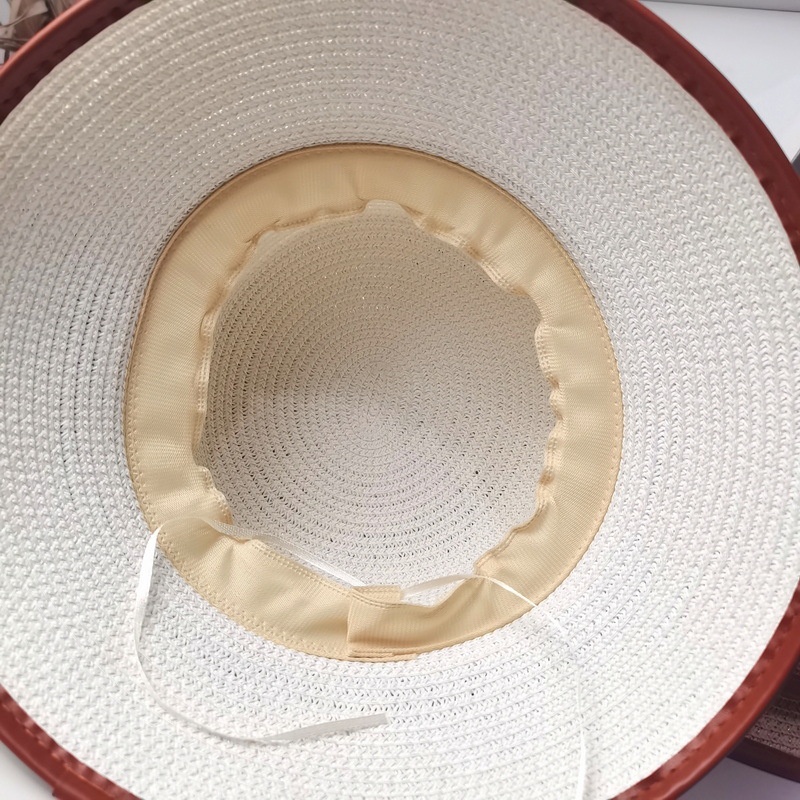 Mũ cói nữ thời trang cói mềm vòng đầu 60Cm có dây điều chỉnh vòng đầu GHT