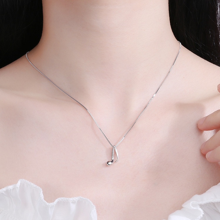 Dây chuyền bạc thời trang kiểu dáng mặt hinh nốt nhạc cá tính ANTA Jewelry - ATJ9010