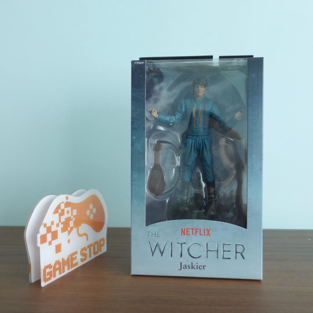 Mô hình The Witcher Jaskier 18cm Witcher Netflix Season 1 Mô hình có khớp Nhựa PVC, ABS CHÍNH HÃNG MỸ TWMF08