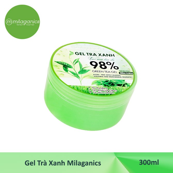 Gel Trà xanh MILAGANICS 300ml (hũ) | BigBuy360 - bigbuy360.vn