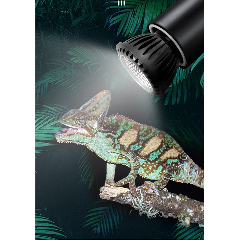 Đèn led UVB 5.0 và UVB 10.0 5w bổ sung canxi cho bò sát thú cưng không cần dùng chụp đèn