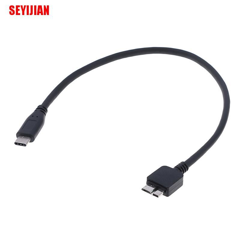(SEY) Usb C To Micro Usb Cable Type C To Micro B Cable For Hdd Hard Disk 30Cm | BigBuy360 - bigbuy360.vn