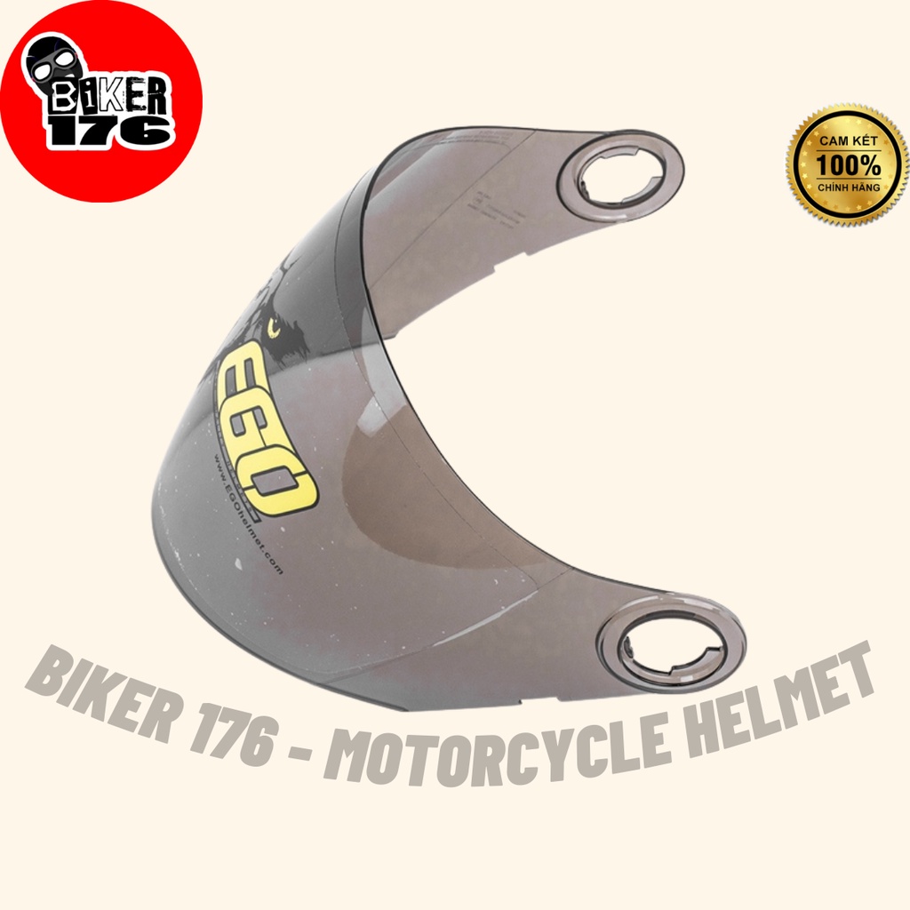 Kính chắn thay thế mũ bảo hiểm 3/4 EGO E41 (KHÔNG BAO GỒM MŨ) - BIKER 176 - Mũ bảo hiểm & Dầu nhớt Vũng Tàu
