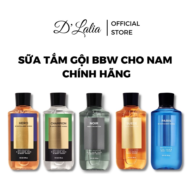 Sữa tắm gội toàn thân Bath and Body Works cho nam 295ml