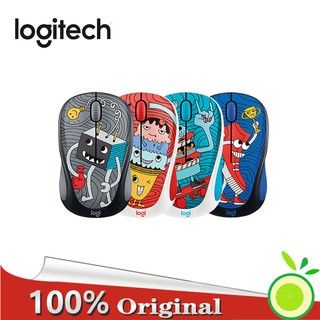 Chuột Logitech M238-v3 họa tiết hoạt hình độc đáo kết nối cổng USB dùng cho laptop / máy tính