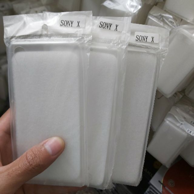 Combo 3 chiếc ốp silicon sony X trong suốt (loại A)