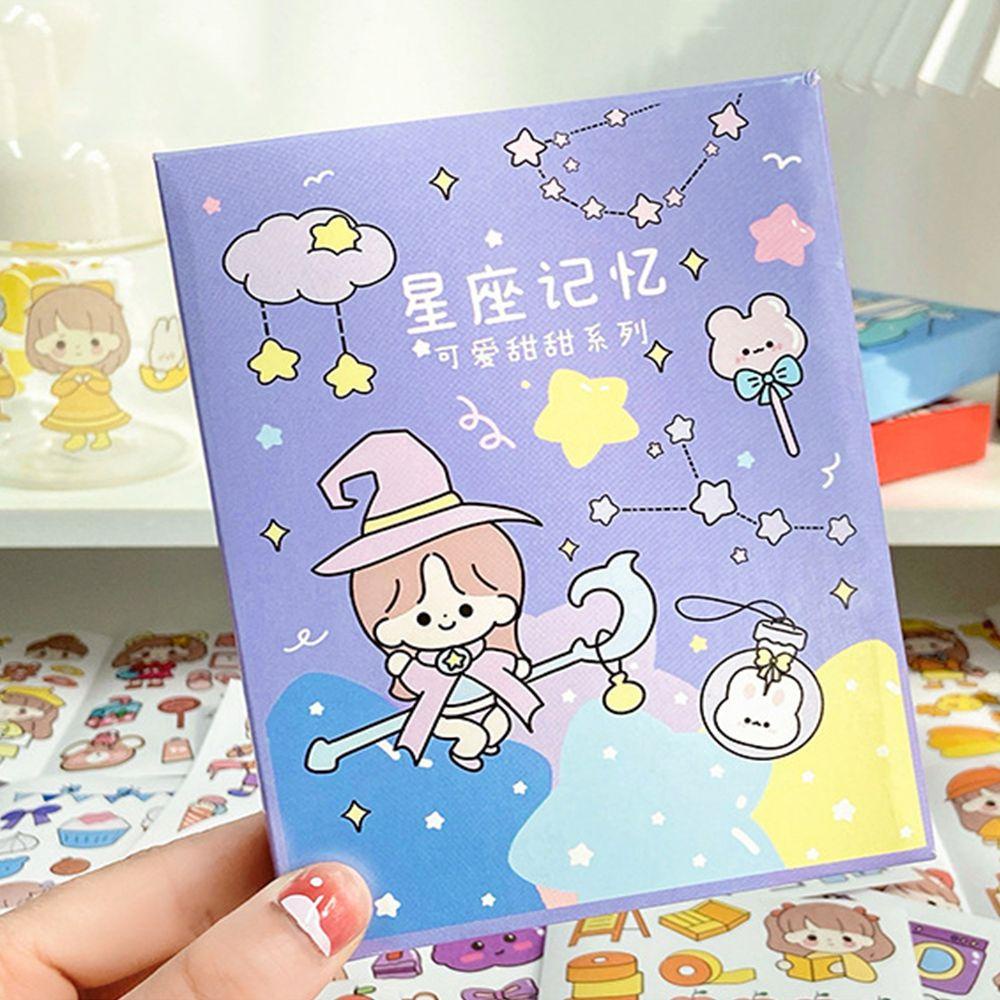 Bộ Sticker Hoạt Hình Dán Trang Trí Sổ Tay DIY Chống Nước