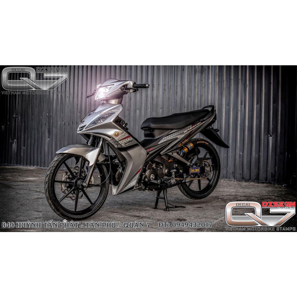 TEM RỜI EXCITER 2010 BẠC ĐEN