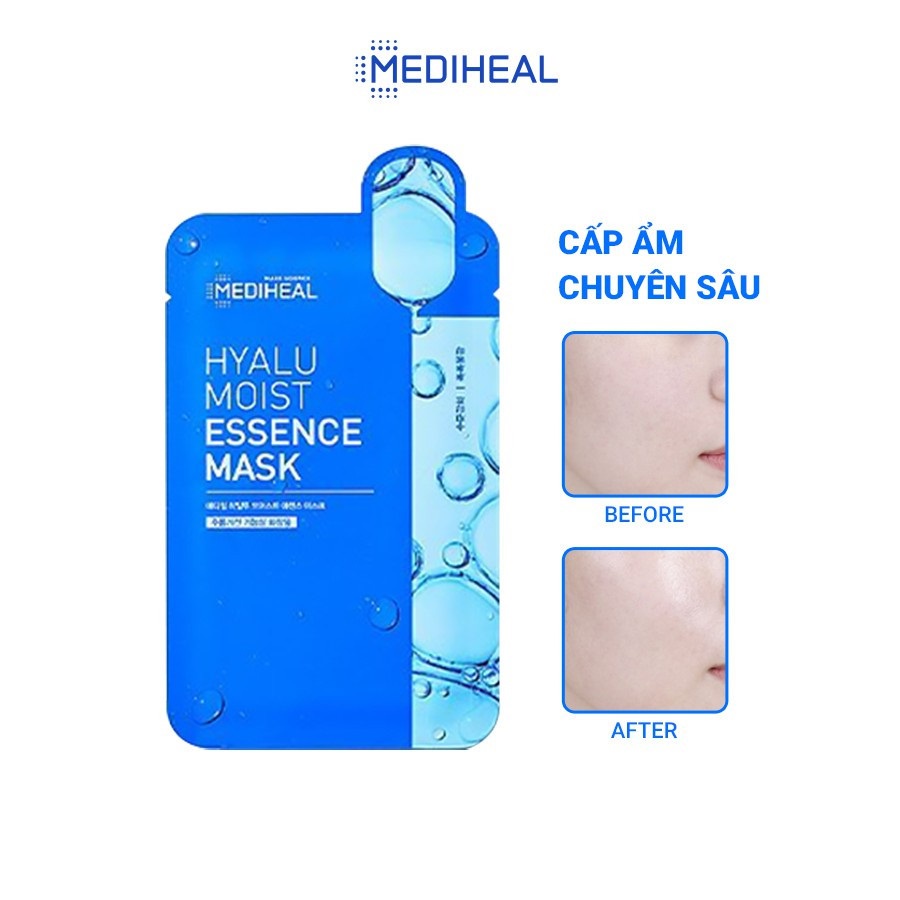 Mặt nạ Mediheal tinh chất dưỡng ẩm chuyên sâu Essence 20ml - Hyalu Moist