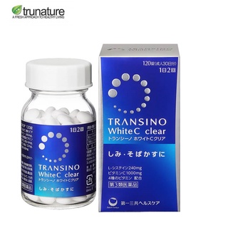 Viên uống trắng da Transino White C Clear Nhật 120 viên