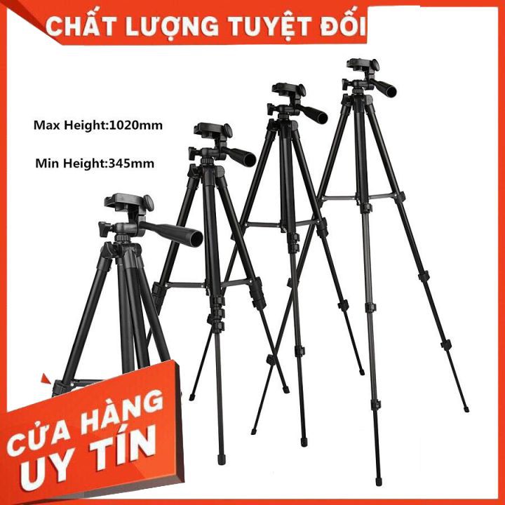 Gậy Tripod suport 3120Gậy Chụp Hình 3 Chân Tripod Chống Rung  3120 Mẫu Mới Cứng Cáp Chắc Chắn Hơn Tặng Kèm Đầu Kẹp