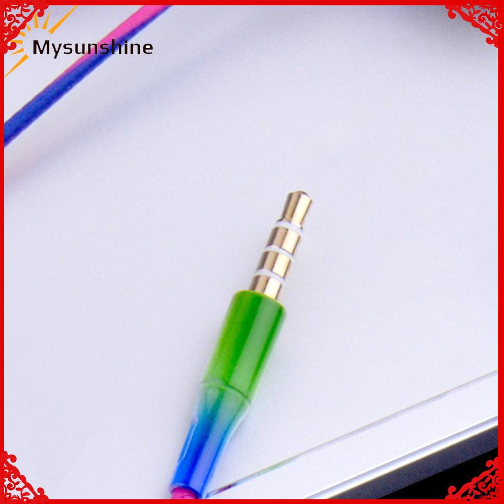 Tai Nghe Nhét Tai Thể Thao Màu Gradient Kèm Mic | BigBuy360 - bigbuy360.vn