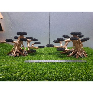 Lũa bonsai xốp cấy rêu Ngan 20, cao 15cm