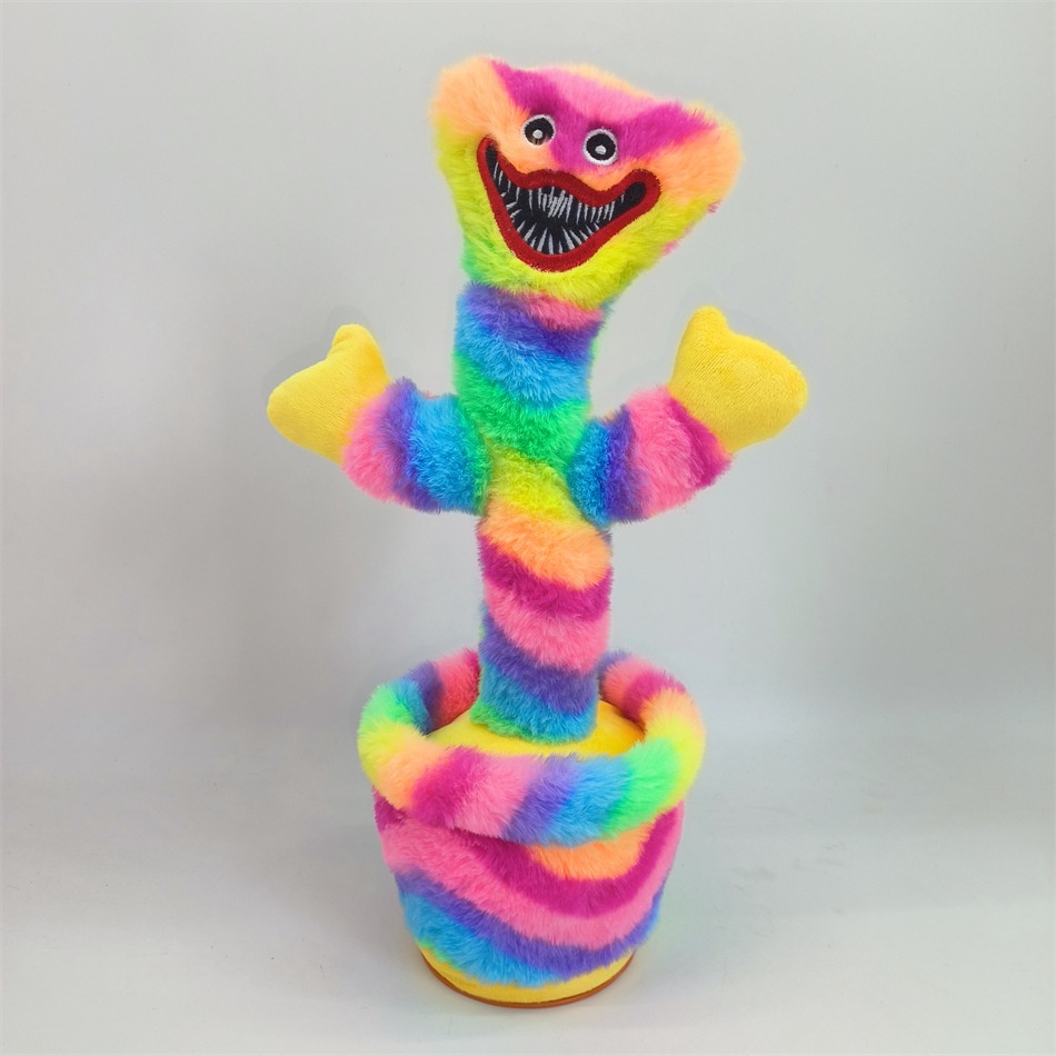 Đồ chơi phát nhạc và nhảy múa Huggy Wuggy bằng vải lông dành cho trẻ em 42cm