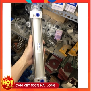 Xi lanh khí nén vuông đường kính 40 hành trình 200 (40x200)