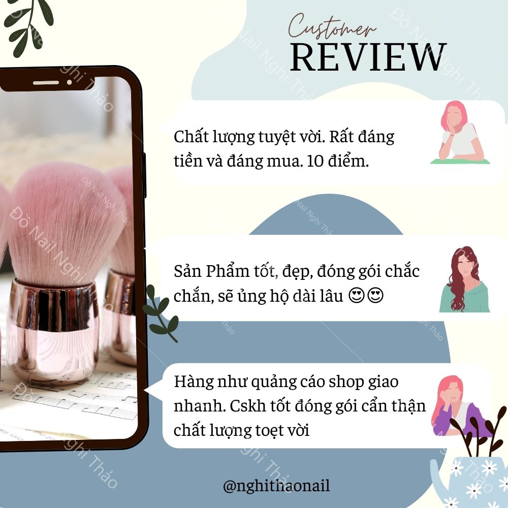 Chổi phủi bụi nail lông hồng