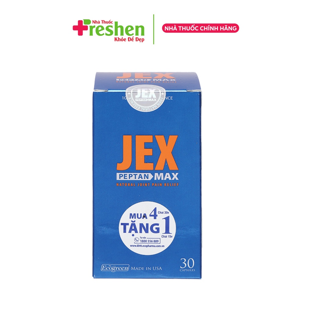 ✅ (CHÍNH HÃNG) JEX Viên uống hỗ trợ điều trị viêm khớp - bổ khớp, tái tạo sụn khớp