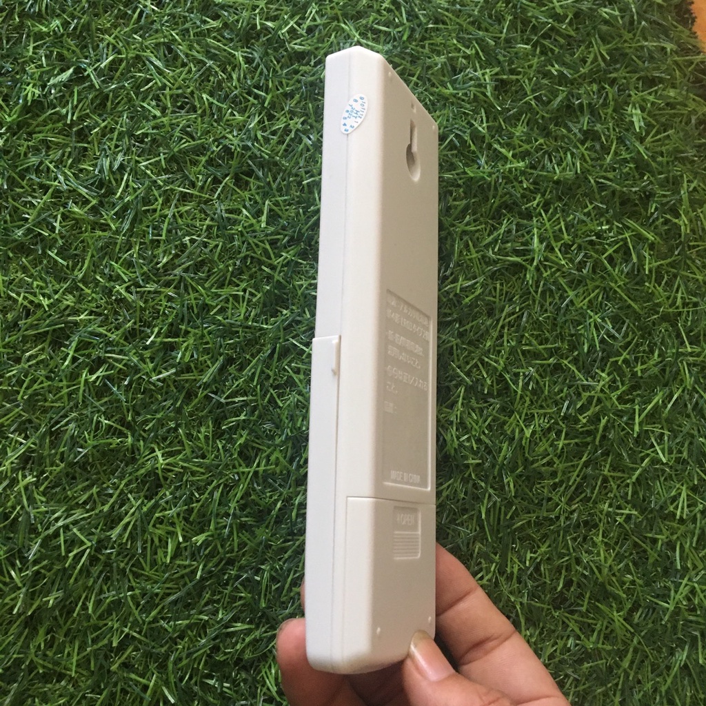 Điều khiển máy lạnh panasonic nanoe nội địa có nút ECONAVI màu xanh chữ nhật,Remote dùng cho máy lạnh panasonic nannoe