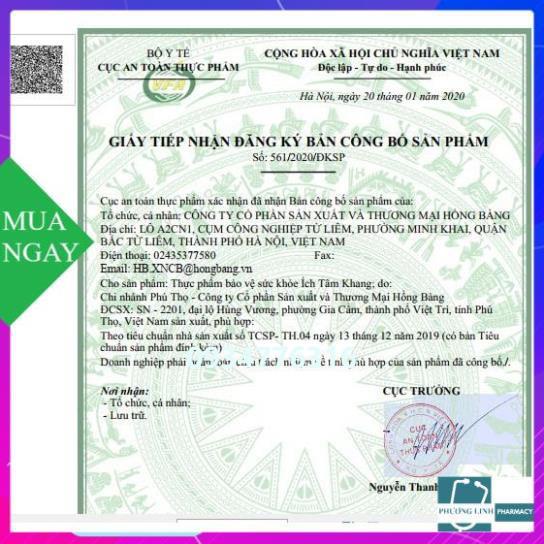 [CHÍNH HÃNG MUA 1 HỘP TẶNG 1 HỘP 30 VIÊN ] ÍCH TÂM KHANG - Giúp tăng cường sức khỏe tim mạch (HỘP 2 lọ x 90 viên)