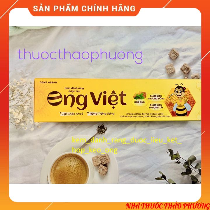 Kem đánh răng dược liệu+keo ongfreeship trắng răng,thơm miệng,giảm viem lợi,nhiệt miệng,sạch mảng bám,ngừa sâu răng...