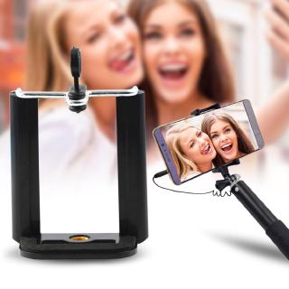Kẹp giữ điện thoại gắn gậy tự sướng/tripod camera tiện dụng
