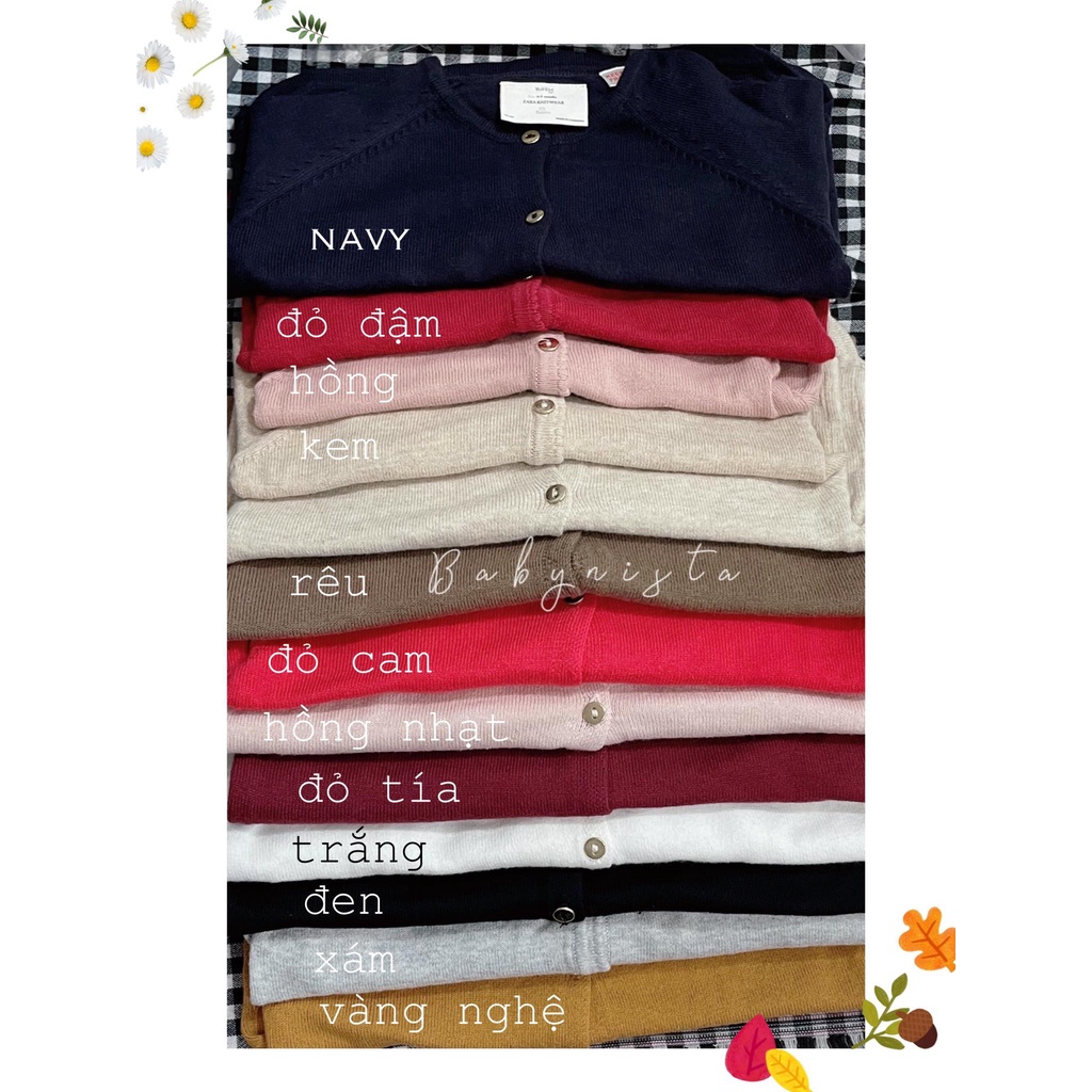 KHOÁC LEN CARDIGAN DƯ XỊN CHO BÉ GÁI
