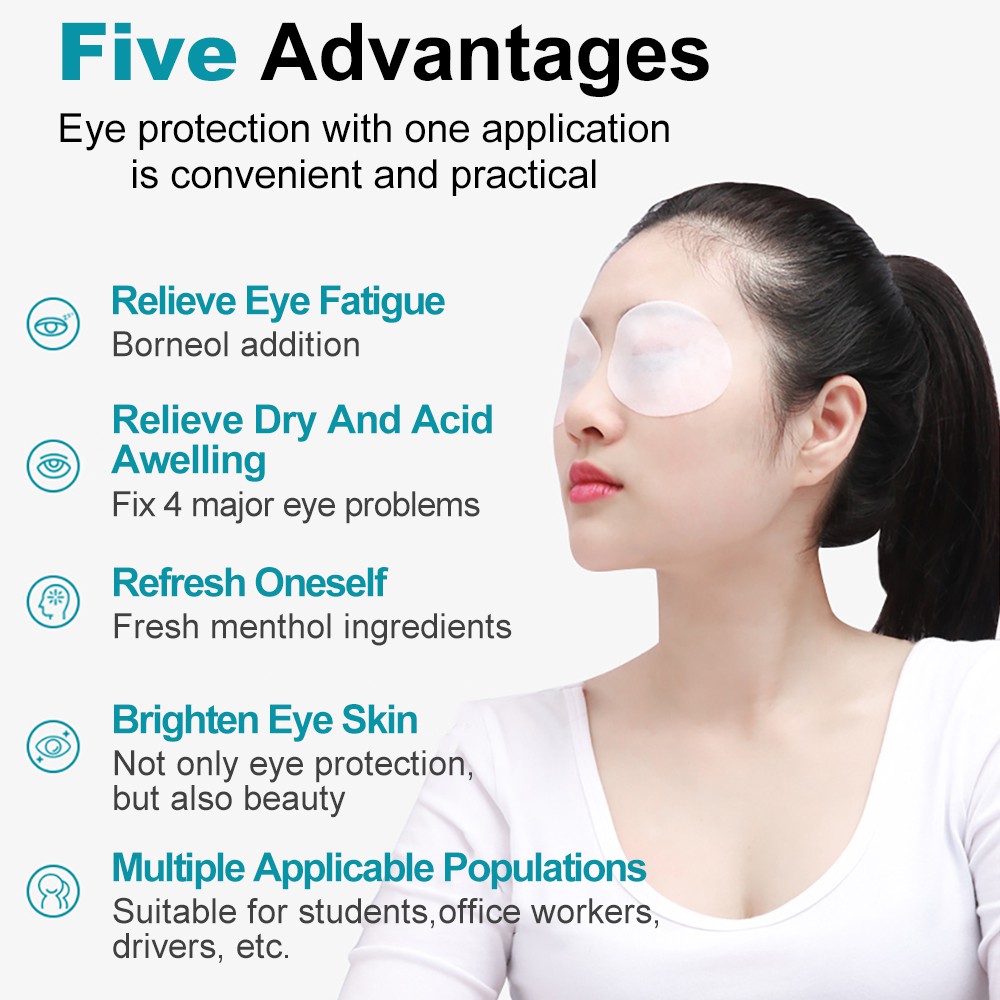 Set 24 mặt nạ mắt COFOE chứa axit hyaluronic loại bỏ quầng thâm chăm sóc da hiệu quả