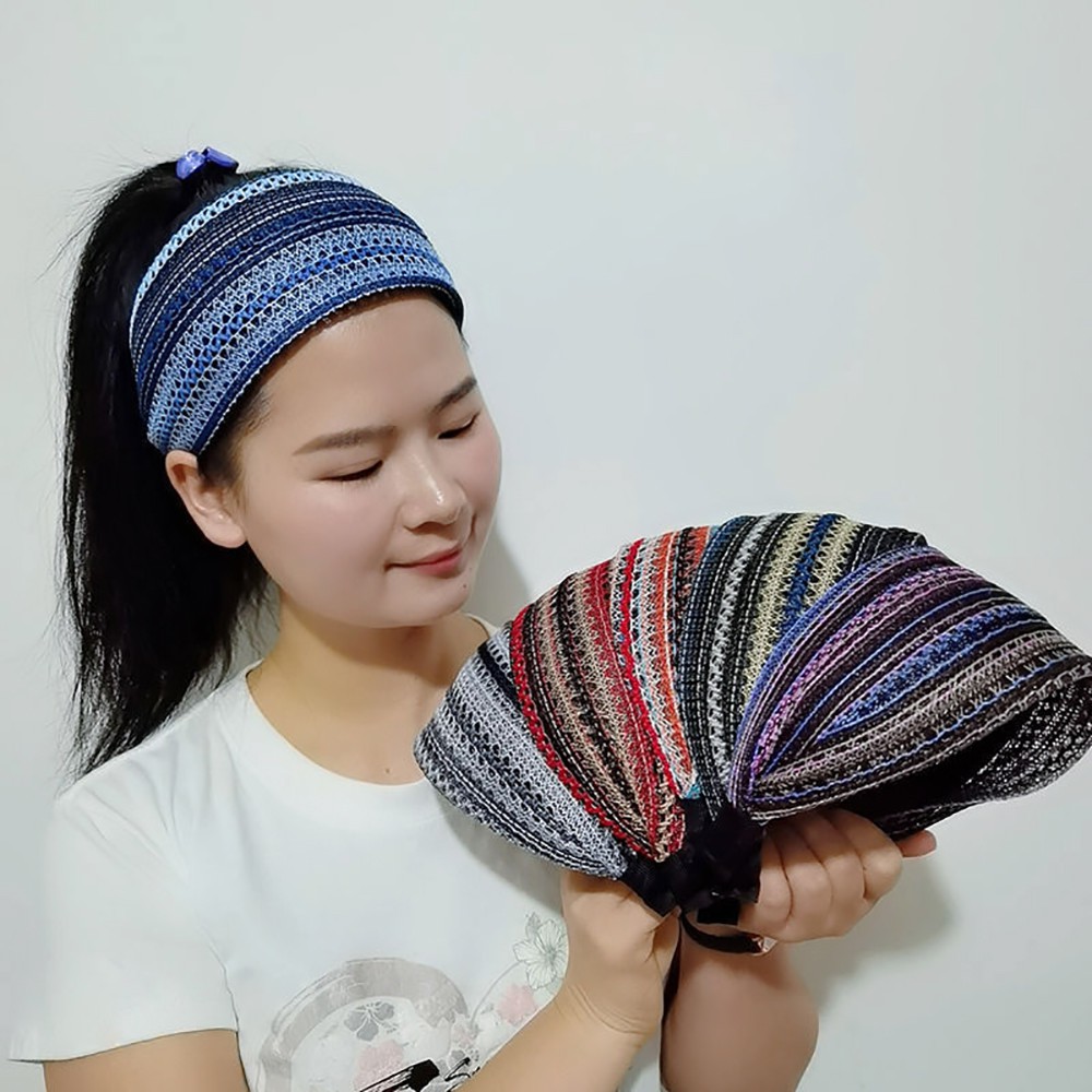 (Hàng Mới Về) Băng Đô Cài Tóc rửa mặt Bản Rộng Phong Cách Bohemia Nhiều Màu Thời Trang Cho Nữ 2life