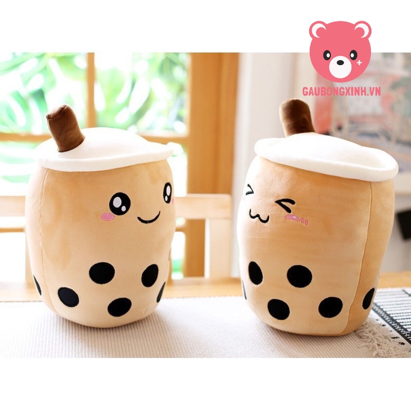 Gấu Bông Trà Sữa Trân Châu siêu Cute, Thú nhồi bông đáng yêu ly trà sữa Milk Tea, Quà tặng cao cấp gaubongxinh.vn