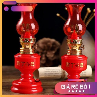 Đèn dầu led điện tử cắm điện. đèn để bàn thờ gia tiên. đèn thờ cúng