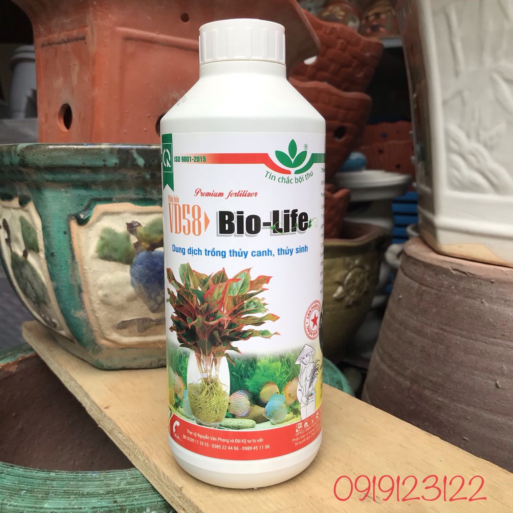 DINH DƯỠNG THỦY CANH BIO LIFE CHAI 1 LÍT