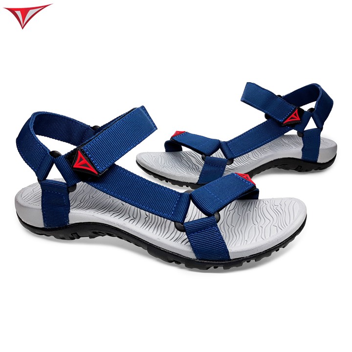 [Fullbox] Giày Sandal Nam Việt Thủy Quai Chéo Xanh Dương - VT08