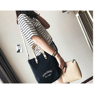 Set túi tote + 1 túi ví nhỏ Hàn Quốc