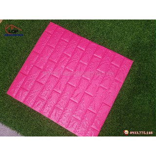 xốp dán tường 3d mầu trắng