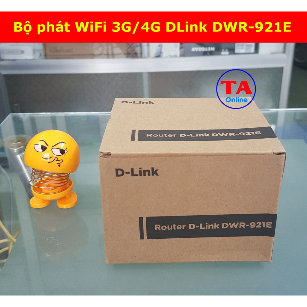 Bộ phát WiFi 3G/4G DLink 921E - LTE tốc độ 150Mbps - Hỗ Trợ 32 User - 1 Cổng WAN/LAN và 1 Cổng LAN