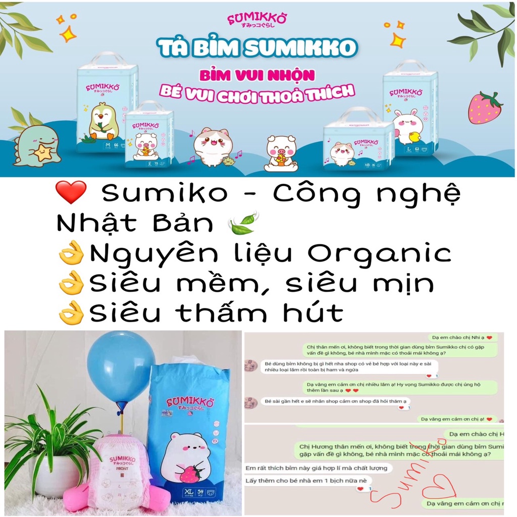 SUMIKKO - GIÁ CỰC SỐC - 3 BỊCH 😽 Tã/Bỉm Quần/Dán Sumikko 😽 Size L62/XL54/XXL50/XXXL46 🌼 Stepbaby 🌸 Babycute 🪴 Takizumi
