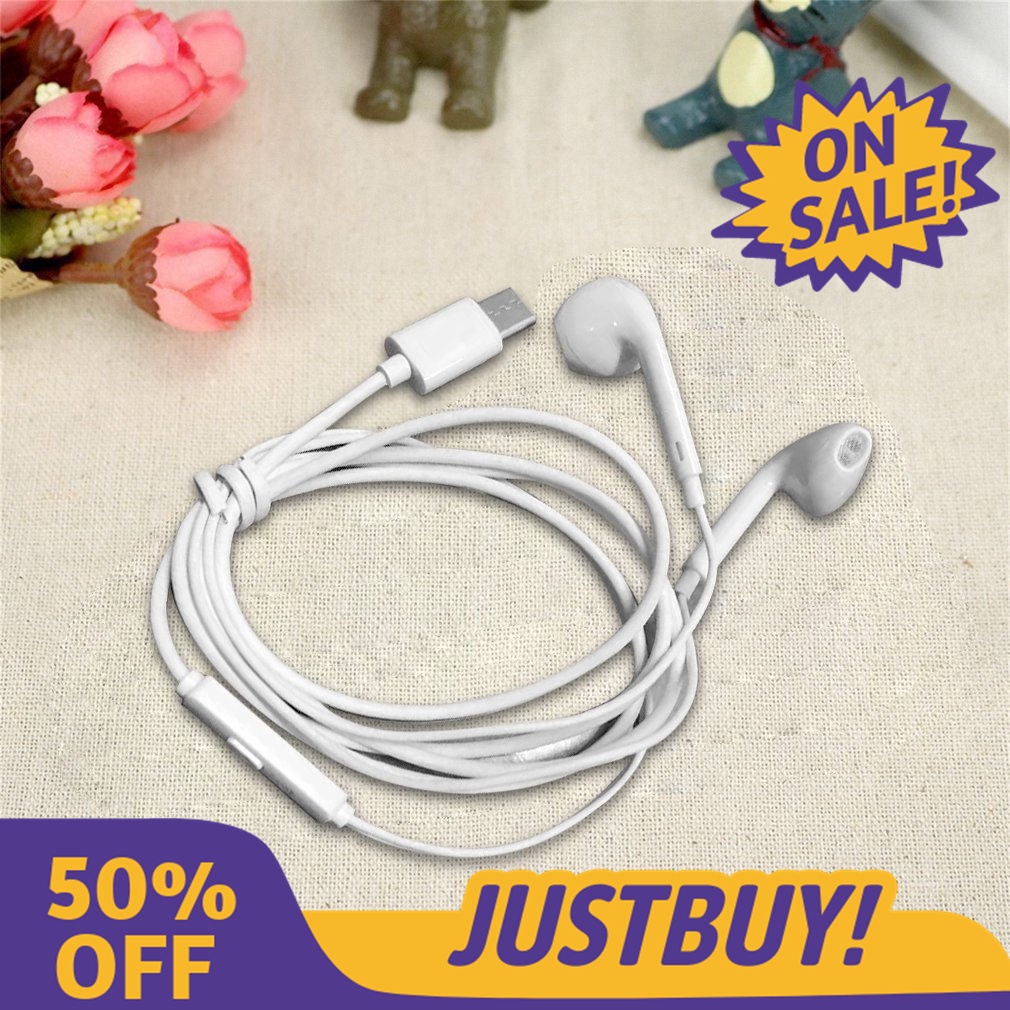 🤩Justbuy🤩 Tai nghe Type-C có dây USB Tai nghe trong tai Tai nghe kỹ thuật số Tai nghe cho điện thoại thông minh