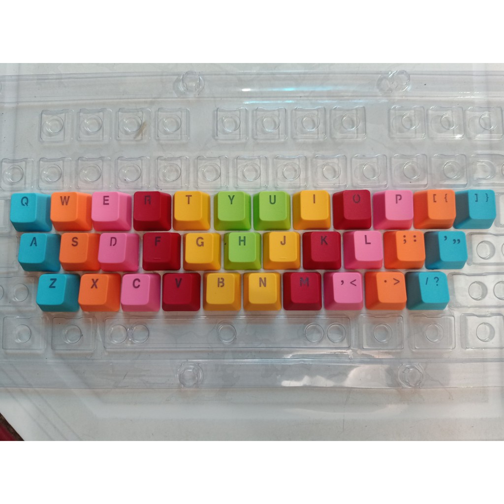 Nút keycap phím Xuyên Led Bộ Mix sẵn nhựa Pbt Cá Nhân Hóa Kiểu OEM chỉ dành cho Phím Cơ
