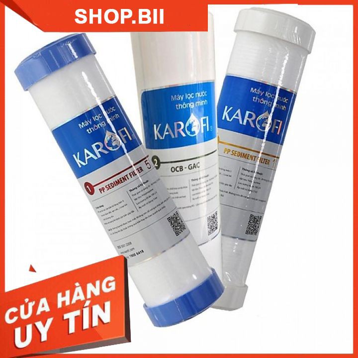 Lõi Lọc Số 3 Karofi Hàng Chính Hãng Giá Rẻ, Lắp Đặt Cho Các Loại Máy Lọc Nước RO Hiện Nay.