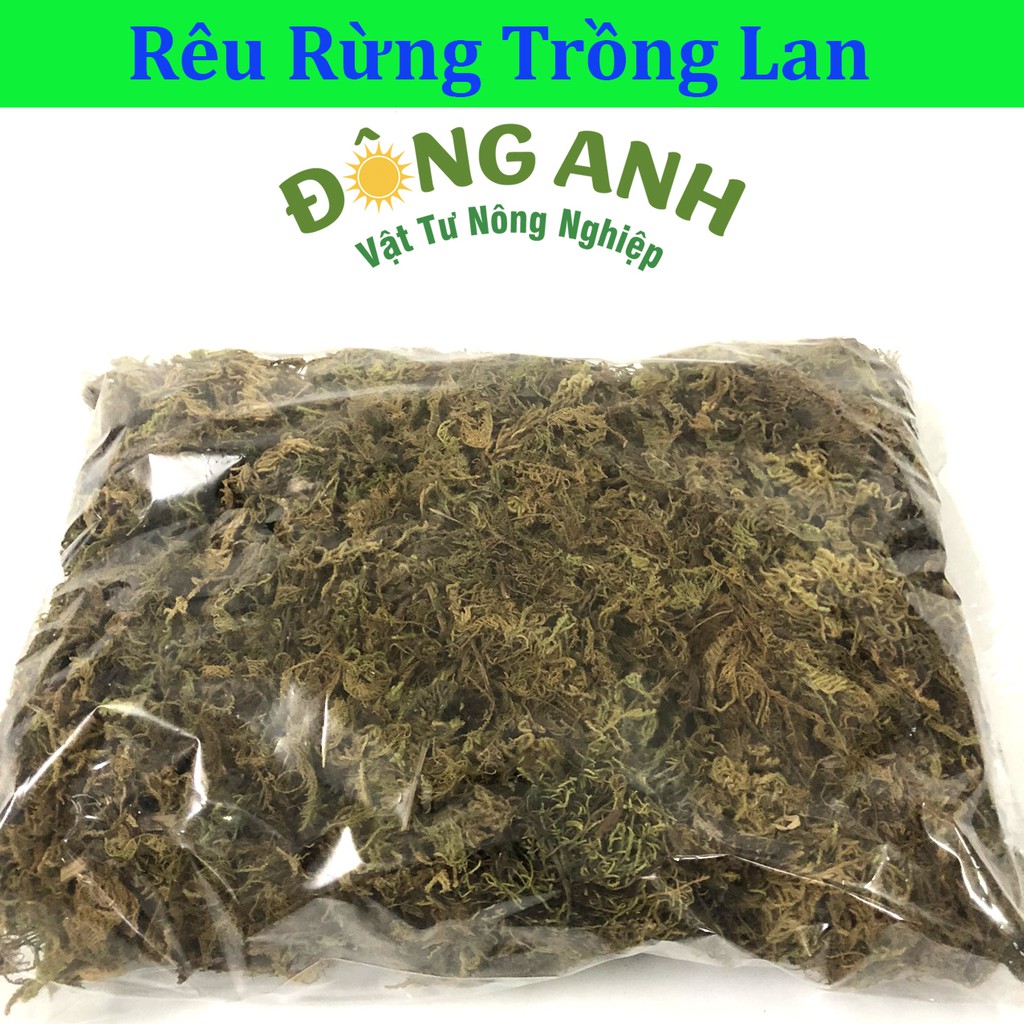 Rêu rừng trồng lan đã qua xử lý khô đóng gói 100g