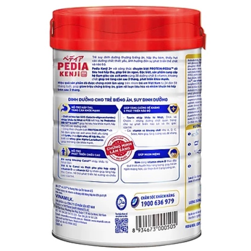 Sữa bột Pedia Kenji 1+/2+ Lon 850g