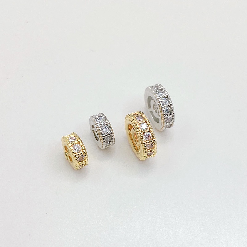 Hạt Đá Zircon Bằng Đồng 14K Nhiều Màu Sắc Dùng Làm Trang Sức/ Vòng Tay/ Dây Chuyền diy